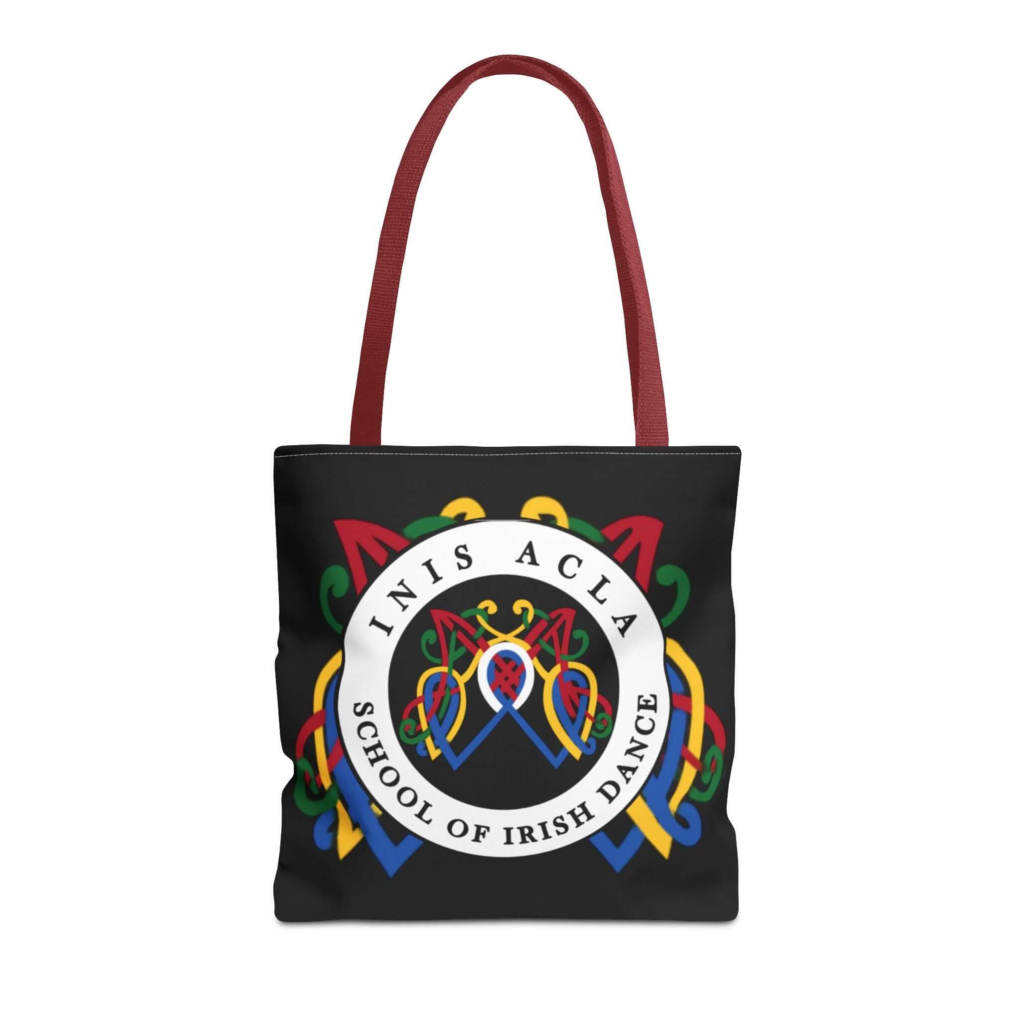 Tote Bag, Irish Dance Spirit Wear, Inis Acla, Irish Dance Team Gear, Irish Dance Uniform, Practice Gear, spirit wear for Irish dancers with school logo