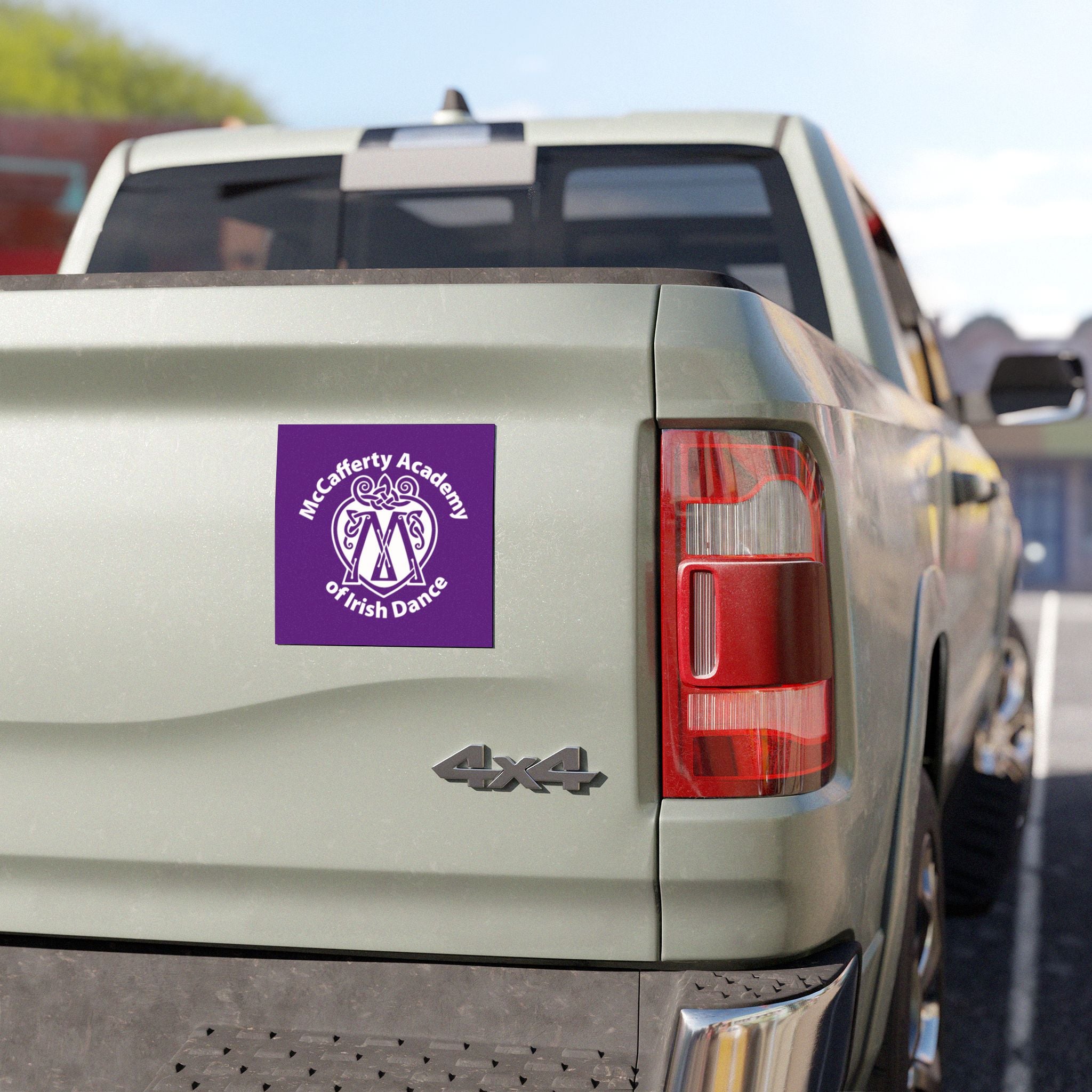 Car Magnet — McCafferty Academy of Irish Dance Logo (Purple)