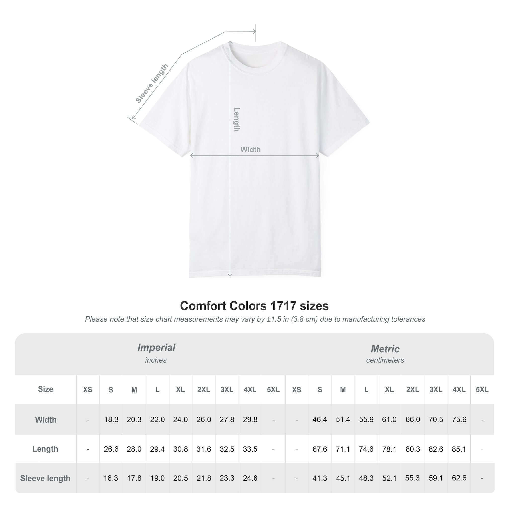 JFIDA Comfort Colors Adult Tee