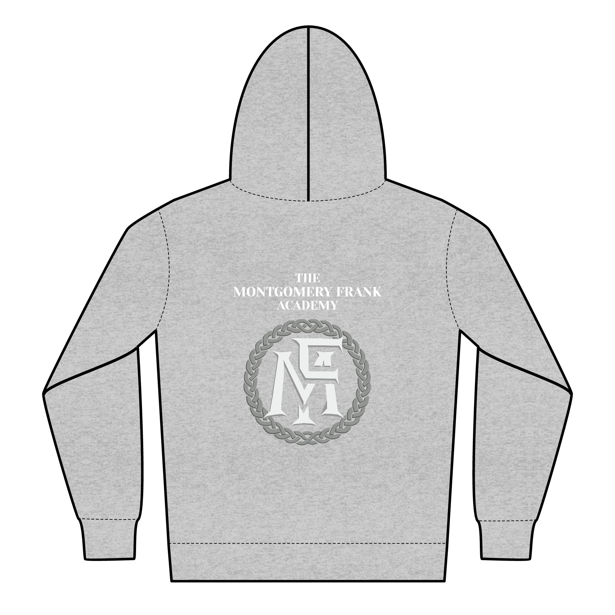 Montgomery Frank Hoodie, affordable Irish Dance School Merch, Irish Dance Logo Gear, Irish Dance School Gear, Irish Dance Apparel, Irish Dance Hoodie