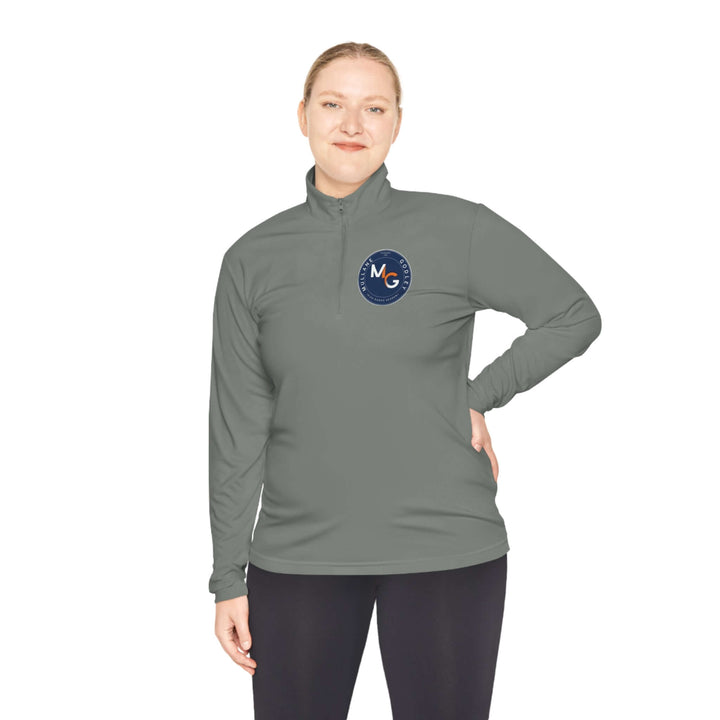 Mullane Godley Adult Unisex Quarter-Zip PulloverMeet the Sport-Tek® PosiCharge® Competitor™ 1/4-Zip Pullover, a lightweight and highly versatile choice for track or casual outings. Each pullover is made from 3.8-ounce, 100% polyester interlock with PosiCh