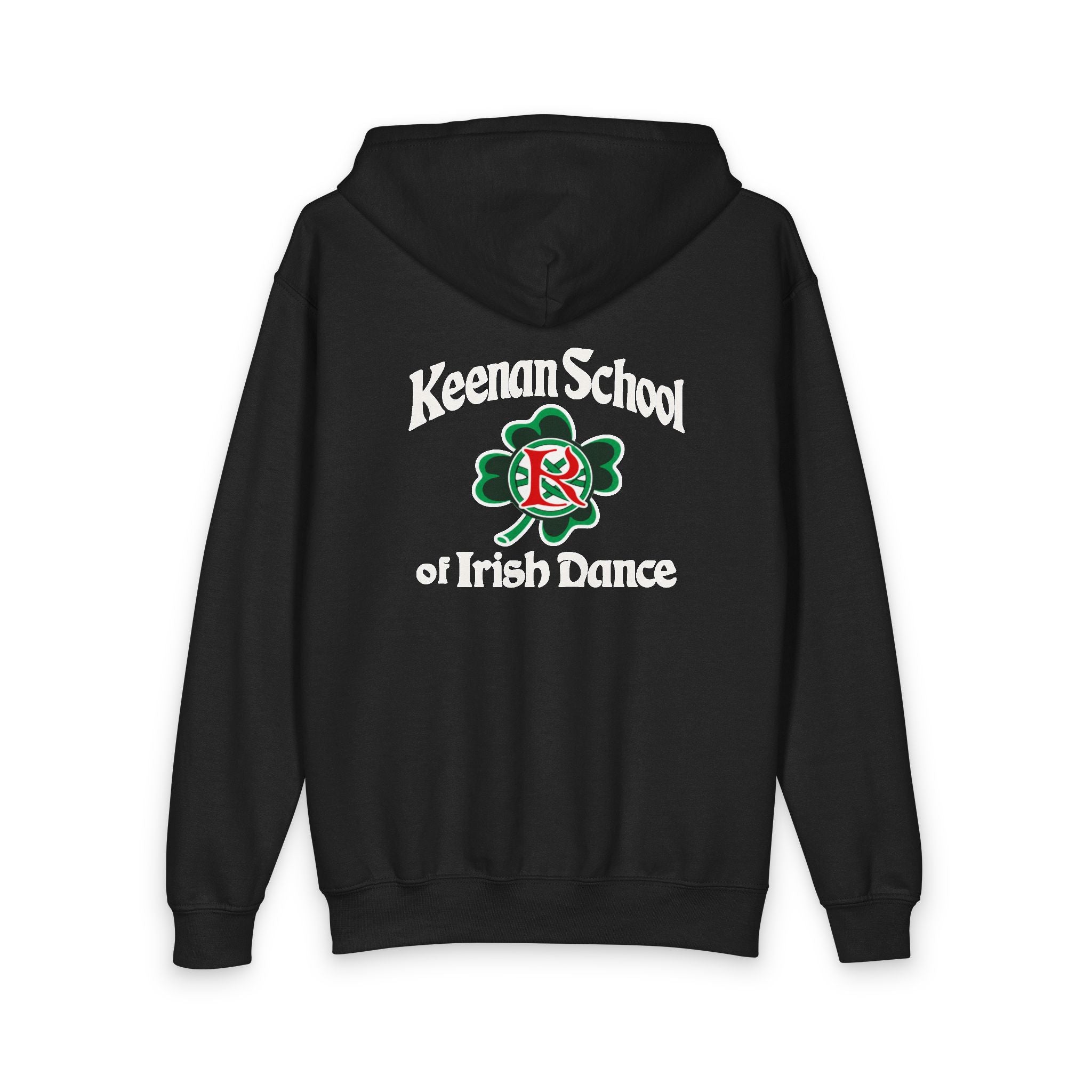 Keenan youth zip hoodie, black colorway