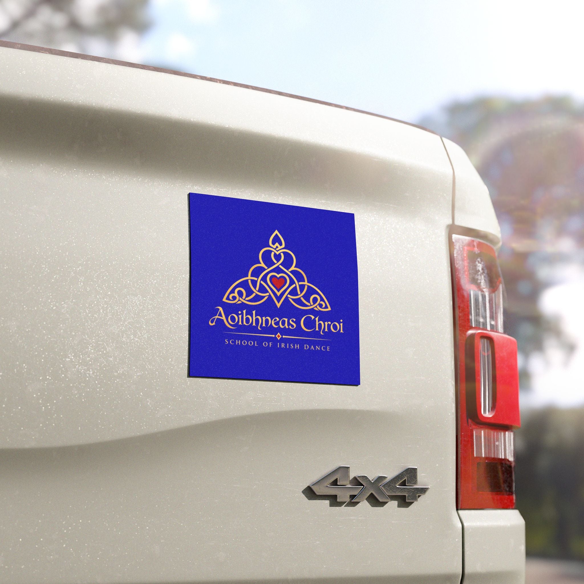AC Car Magnet 💙🚙✨-  5 x 5"