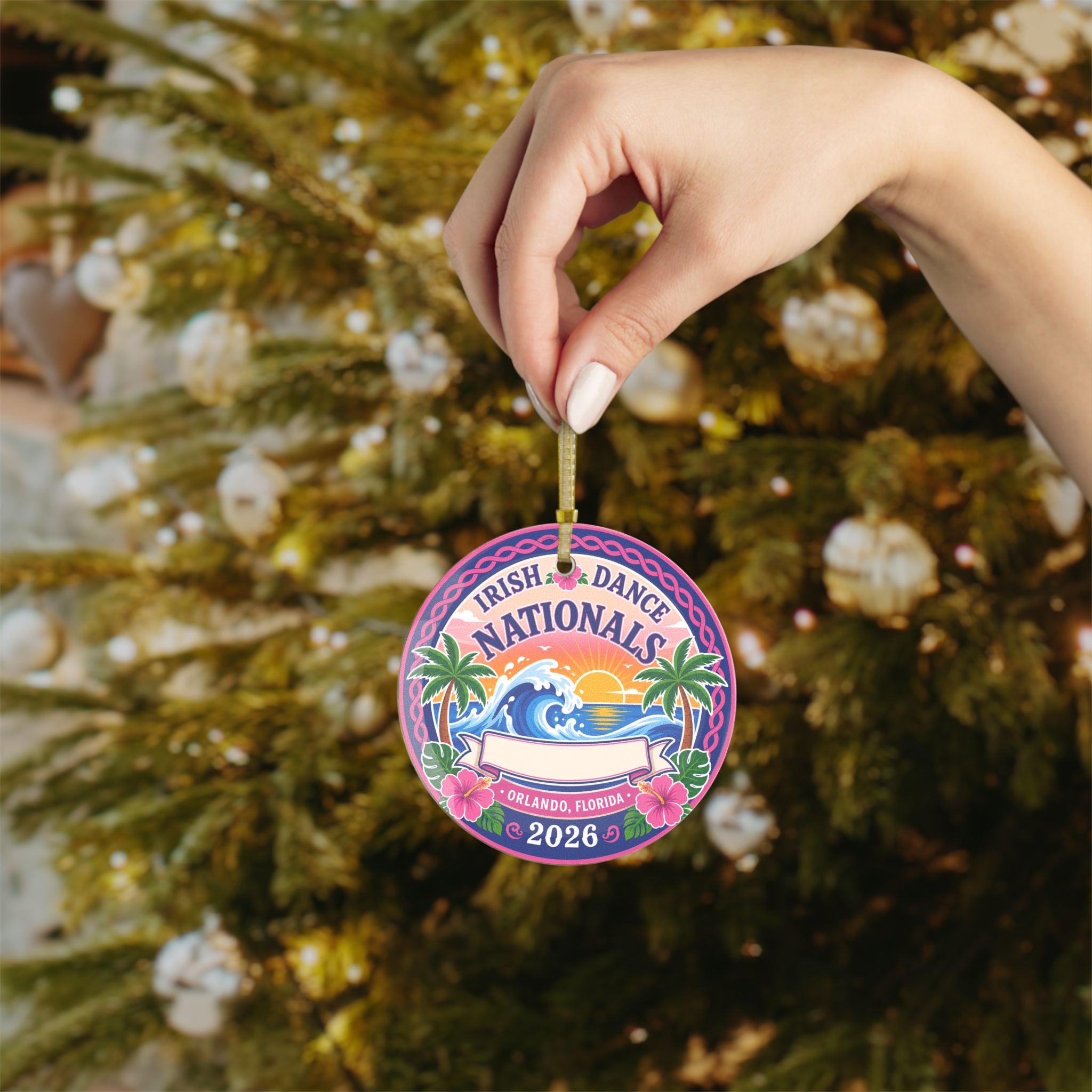 2026 Orlando Nationals Glass Ornaments