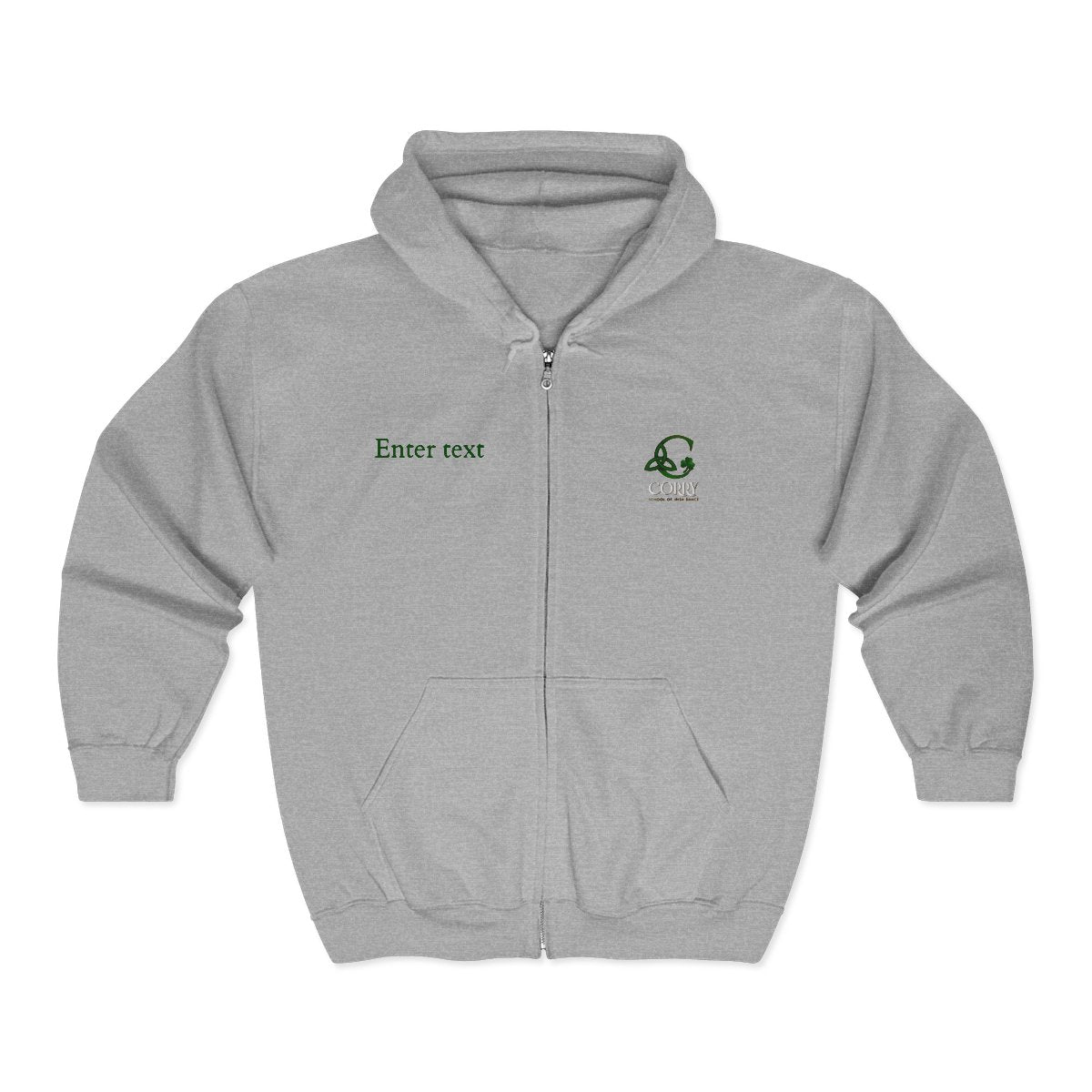 Personalized Corry School of Irish Dance Adult Hoodie