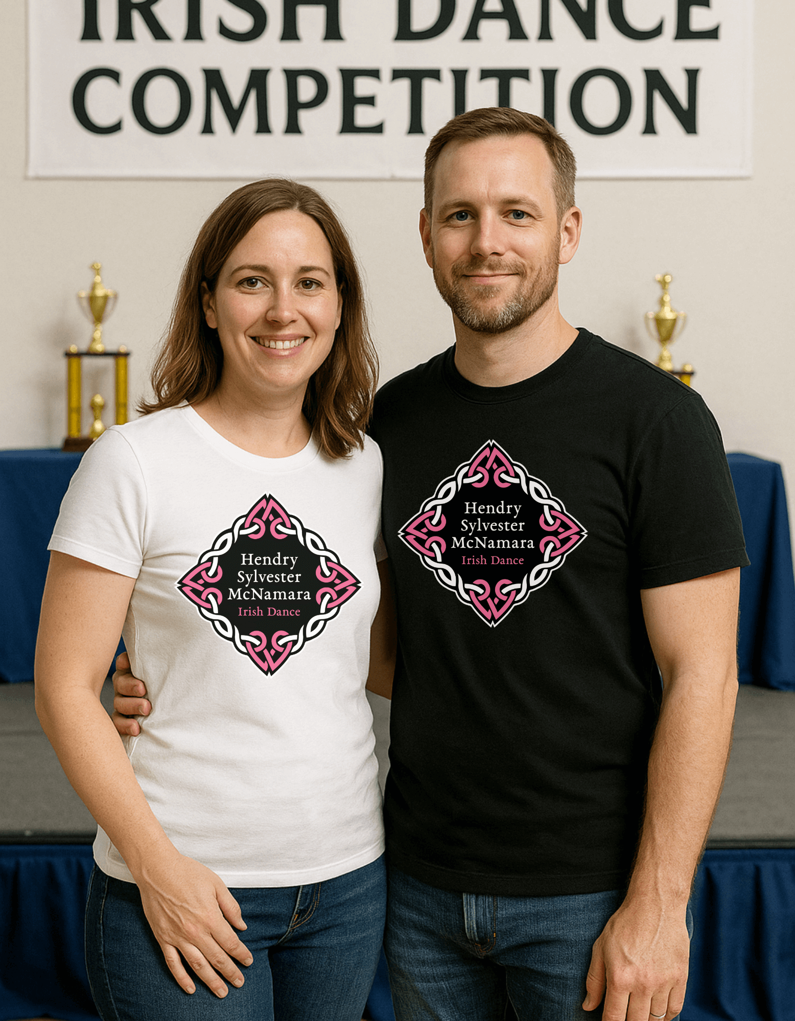 Irish dance warm-up gear, Irish Dance School Logo, Affordable Irish Dance, Irish Dance Logo Merch