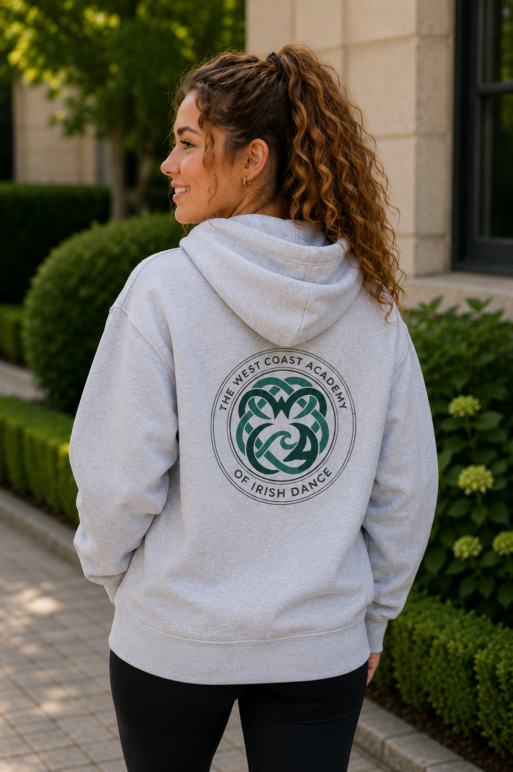 West Coast Academy of Irish Dance Personalized Adult Full-Zip Hoodie