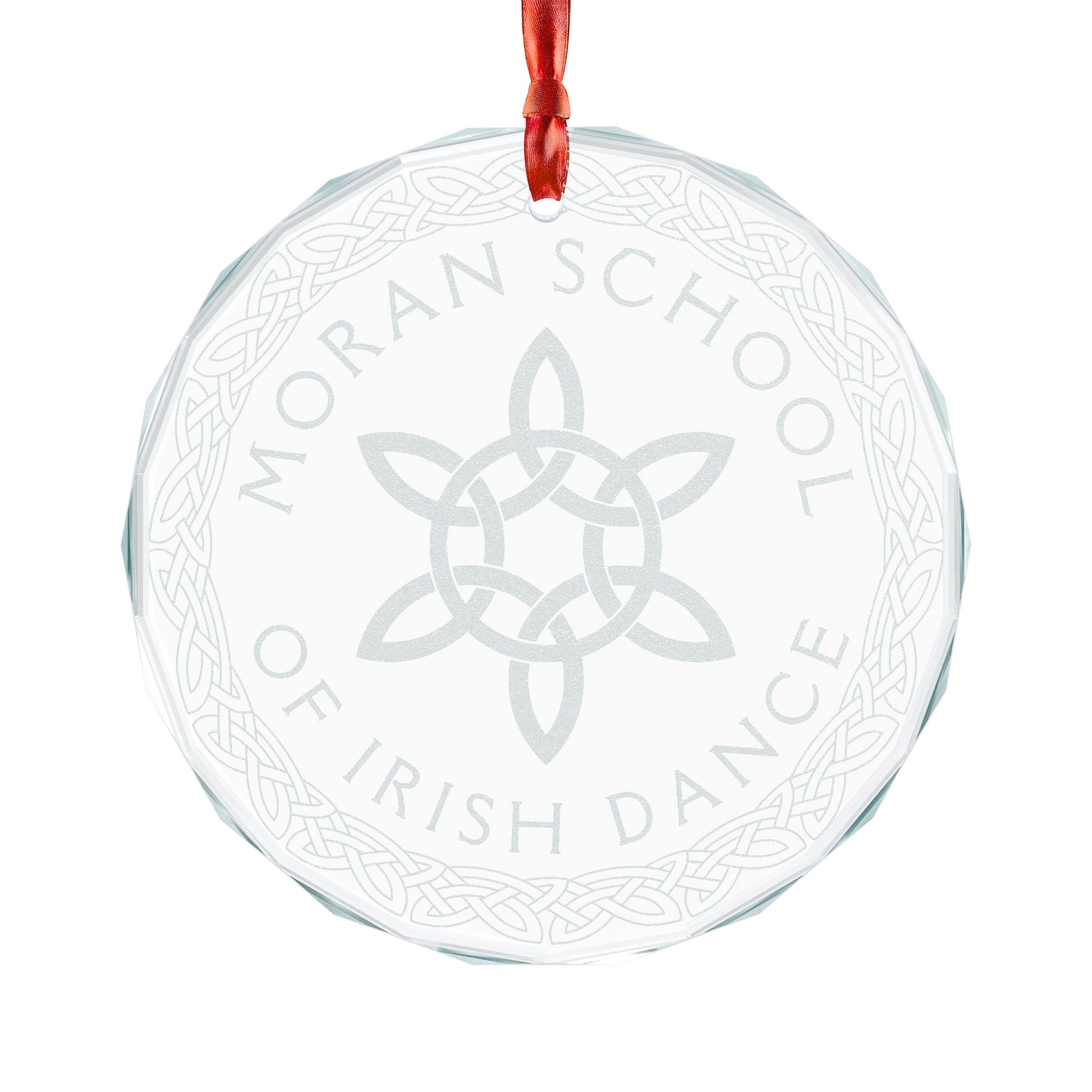 Moran School of Irish Dance Crystal Glass Ornament