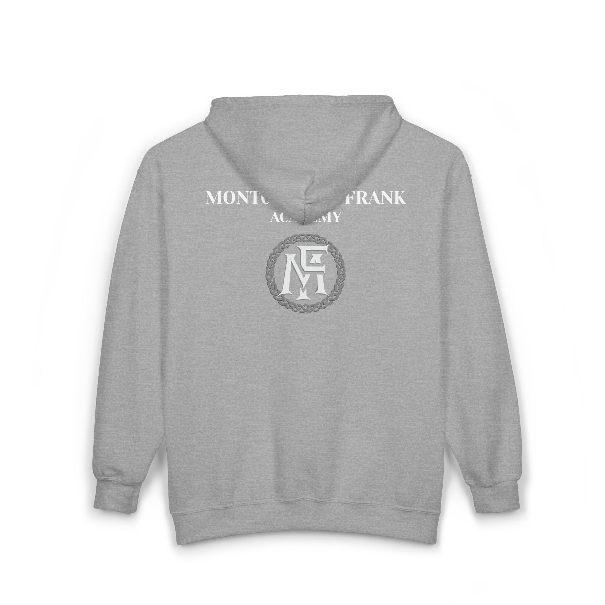 Montgomery Frank Hoodie, affordable Irish Dance School Merch, Irish Dance Logo Gear, Irish Dance School Gear, Irish Dance Sweatshirts