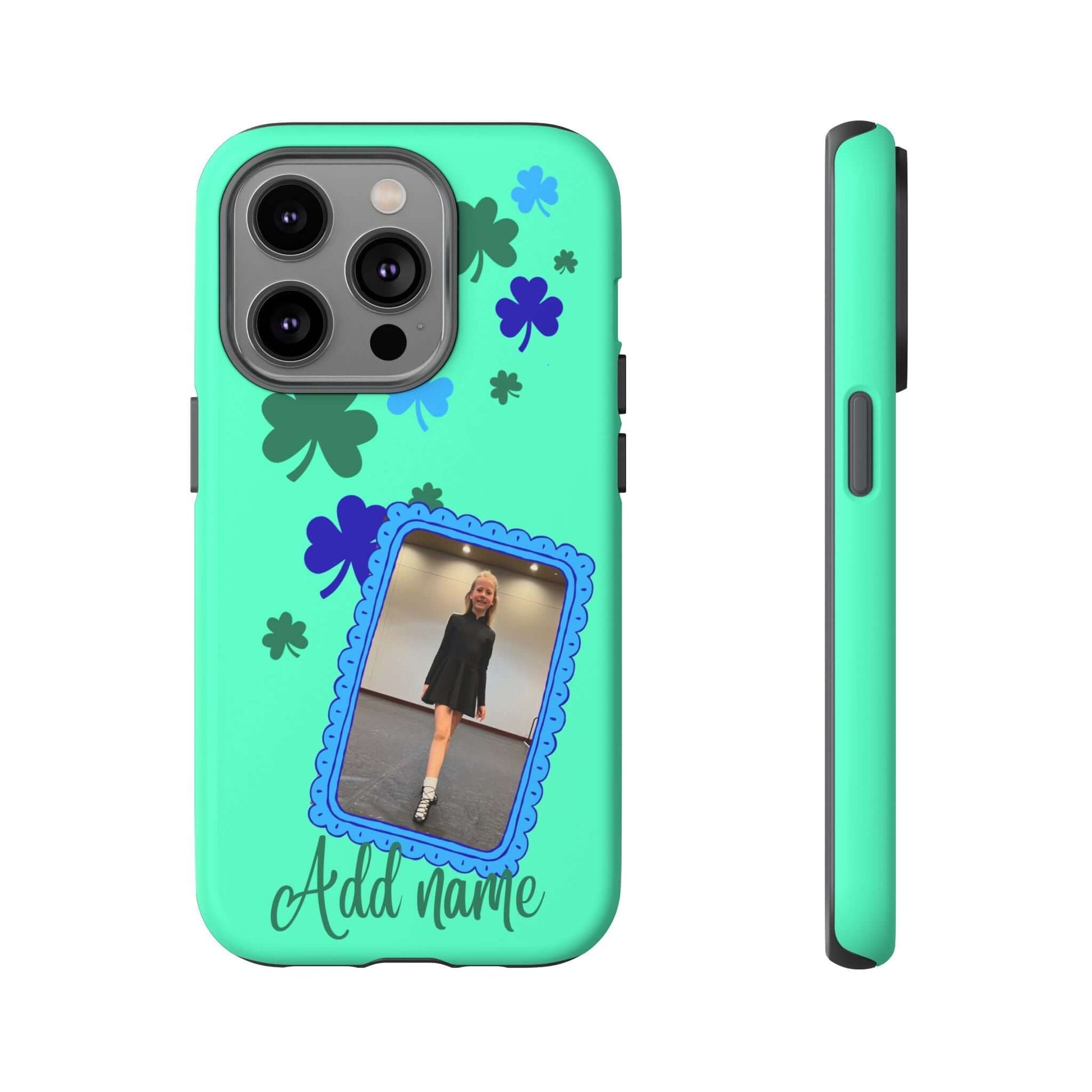 Custom Shamrock Phone Case, Irish Dance Phone Case