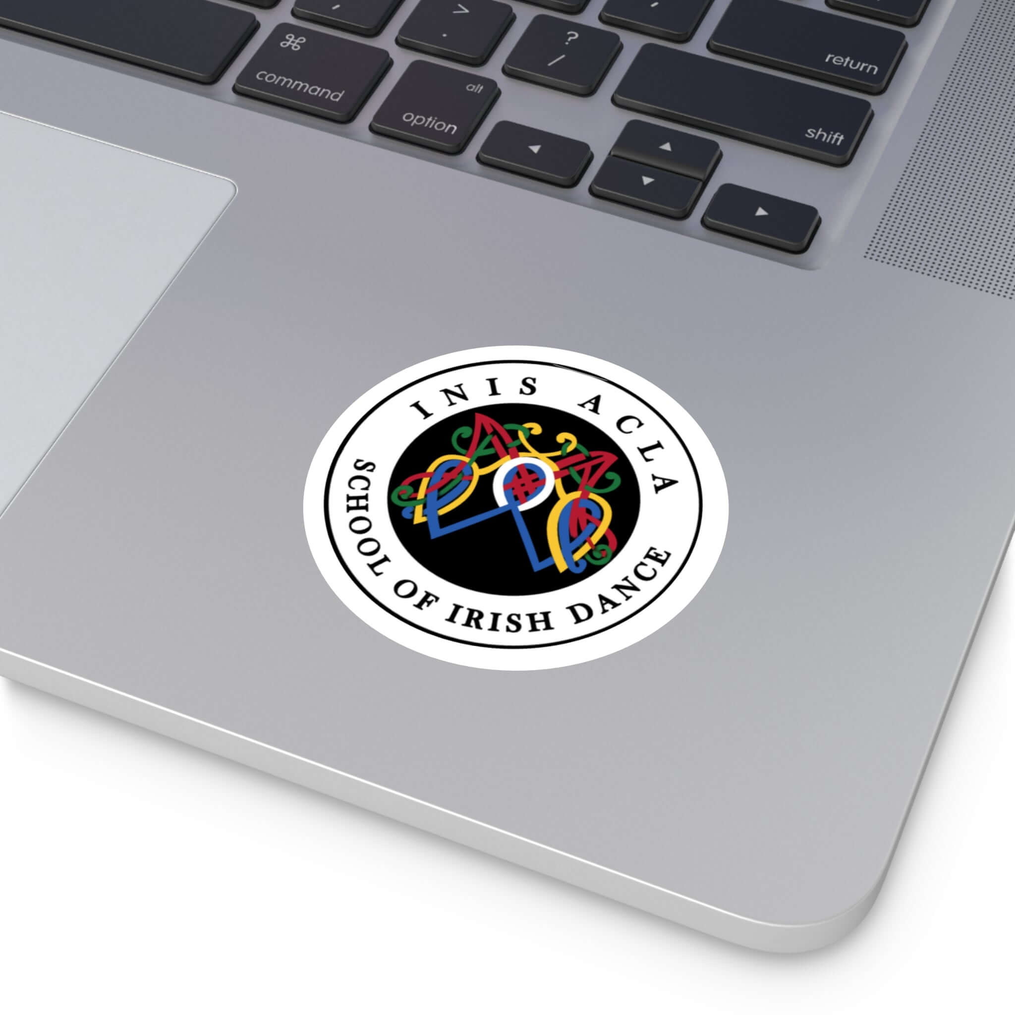 Inis Acla Sticker, Waterbottle Sticker, Irish Dance Sticker, spirit wear for Irish dancers with school logo,  Irish Dance Merch