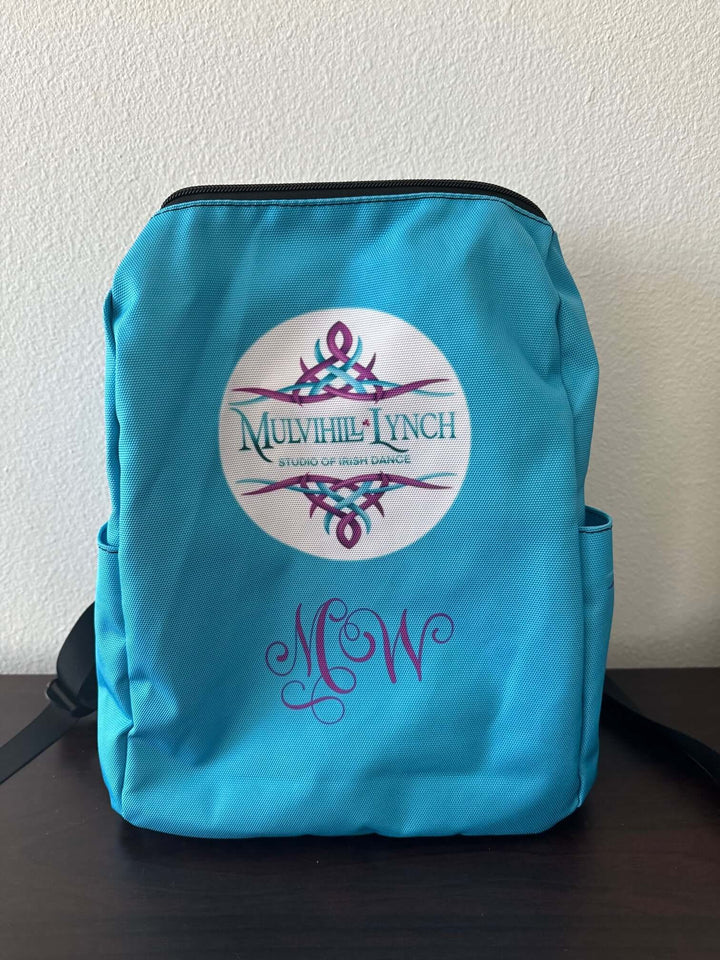 Fully Customized School BackpacksThe perfect solution for your younger dancers! This is just the right size up through Novice. For older dancers we recommend a larger duffle. Our process is to work with the school or booster club (with school permission)