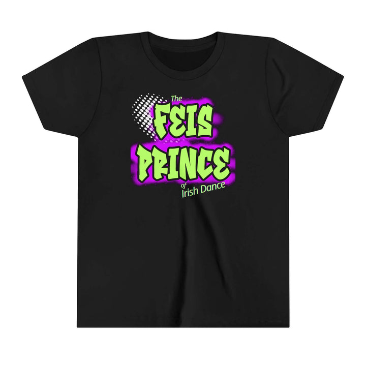The Feis Prince of Irish Dance Youth Short Sleeve TeeFeis Prince T-Shirt, Feis Prince Tee, Boys Dance Too, Boys Irish Dance, Boys Dance Shirt, Feis Family Shirt, Retro Dance Shirt, 90s Retro Shirt, 90s Dance Shirt, Trendy Boys Dance, Gift for boy dancer,