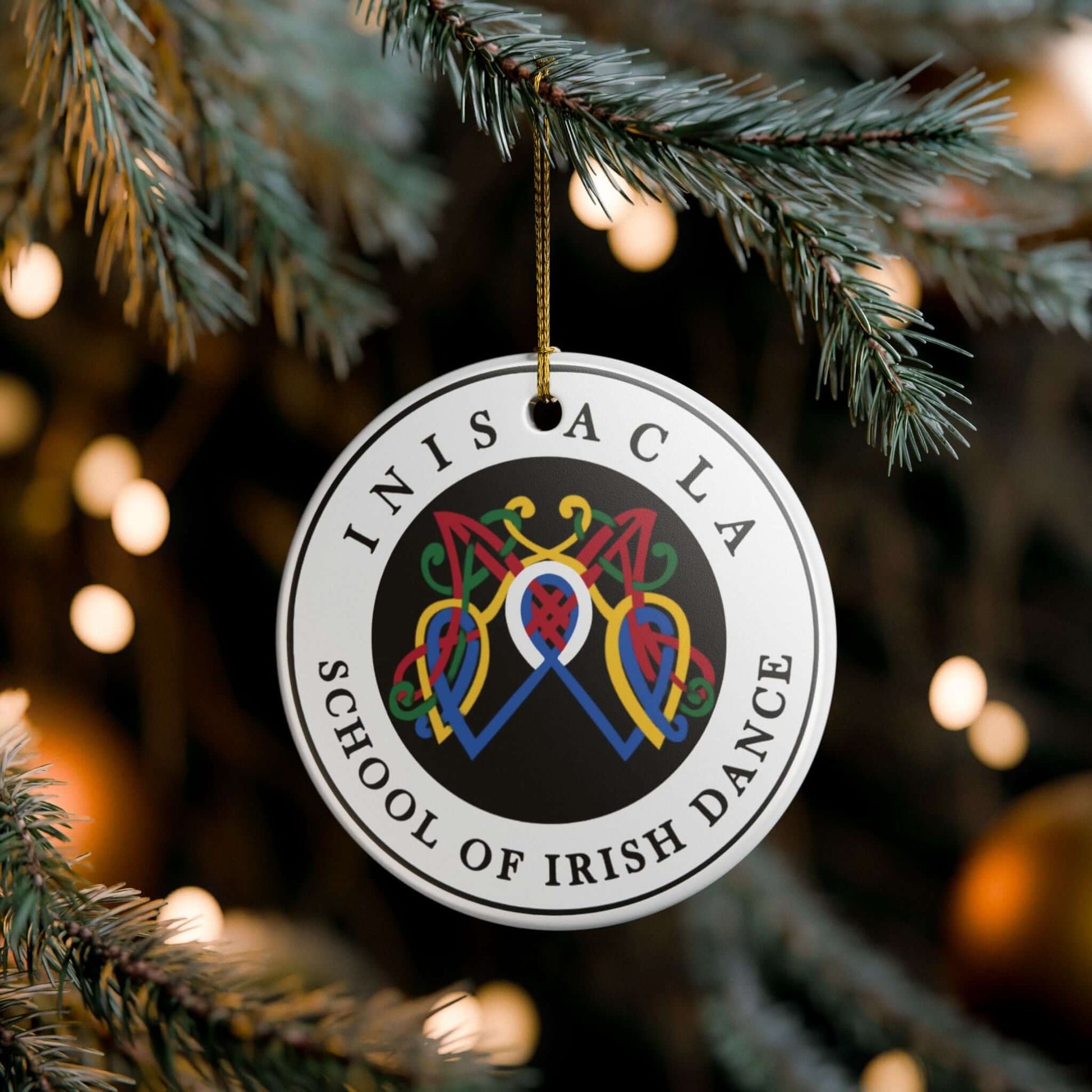 Irish Dance Christmas Ornament, School Ornament, Irish Dance School Merch