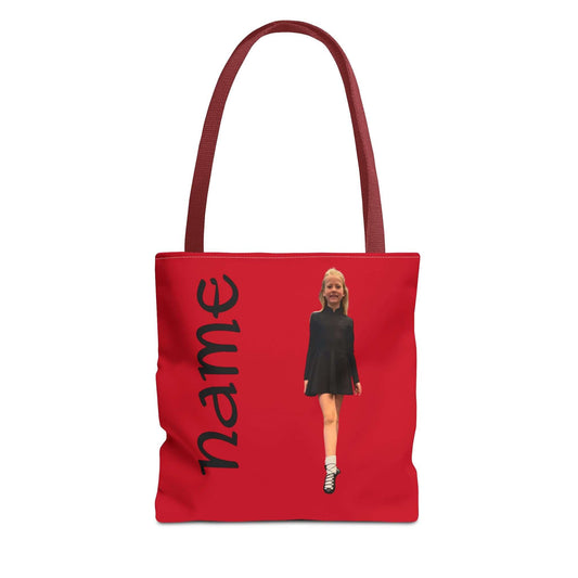 Irish dance Tote Bag, Upload Your Dancer’s Photo + Custom Name