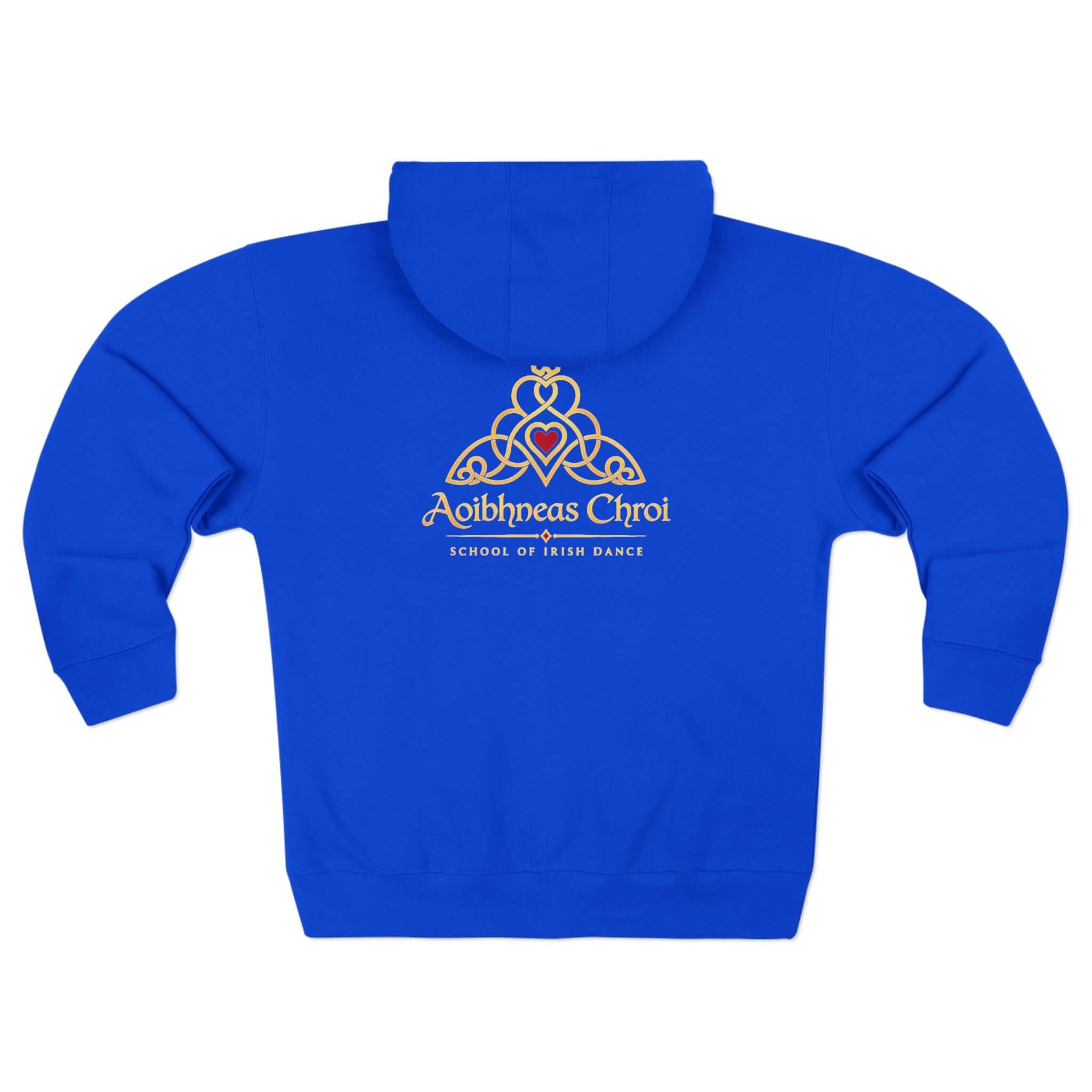 AC Irish Dance (Aoibhneas Chroí) Adult Zip Hoodie – Irish dance apparel and Irish dance gifts