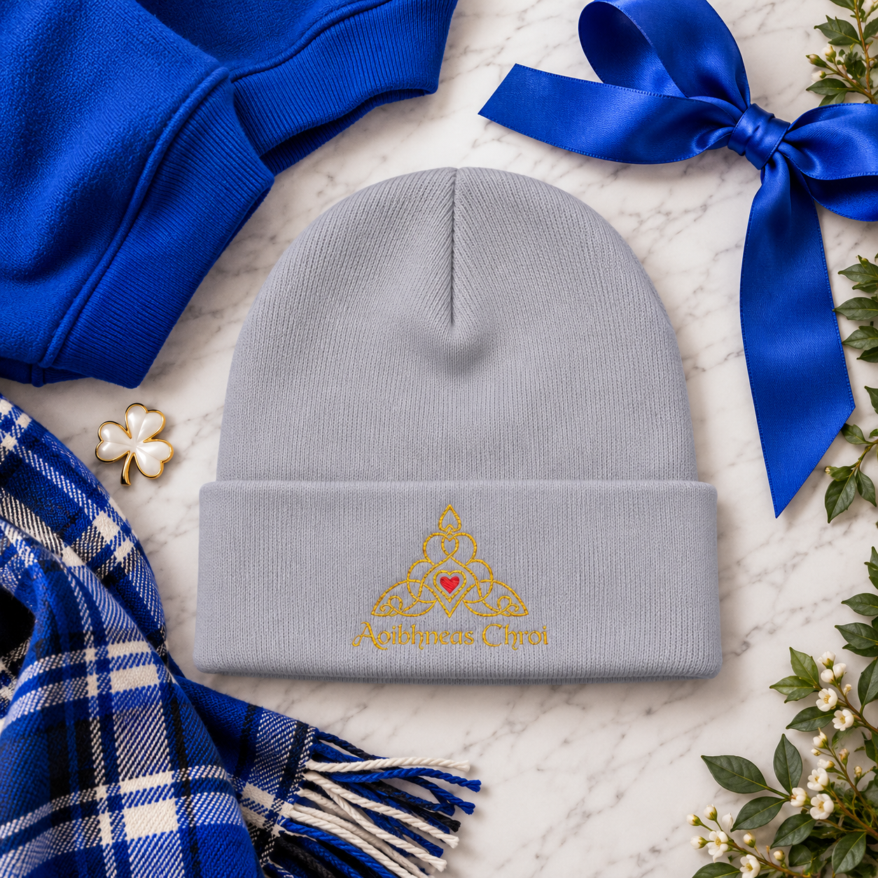 AC Irish Dance Embroidered Knit Beanie