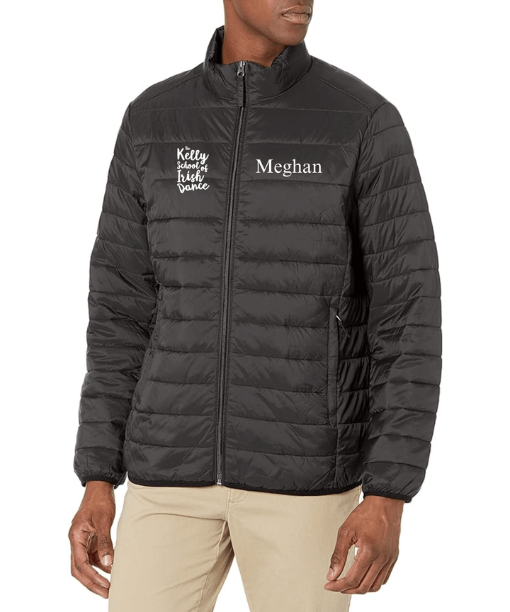KSID Embroidered Puffy Coat, Childrens & AdultsStay warm and stylish with the KSID Embroidered Puffy Coat! The regular fit ensures comfort, while the water-resistant nylon taffeta fabric keeps you dry. With cold-weather styling and practical details like