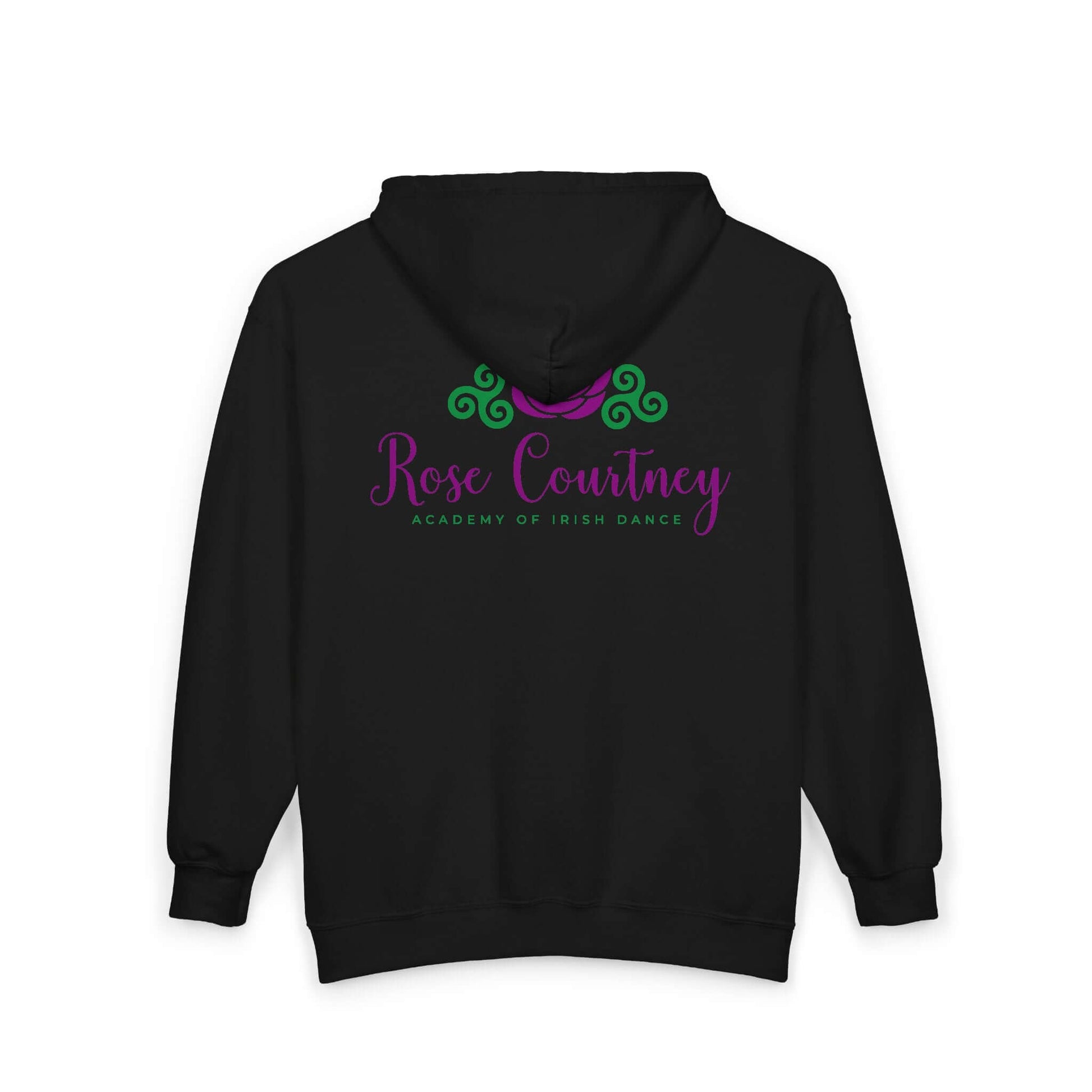 Personalized Hoodie, Rose Courtney School of Irish Dance, Irish Dance School Gear, Affordable Irish Dance