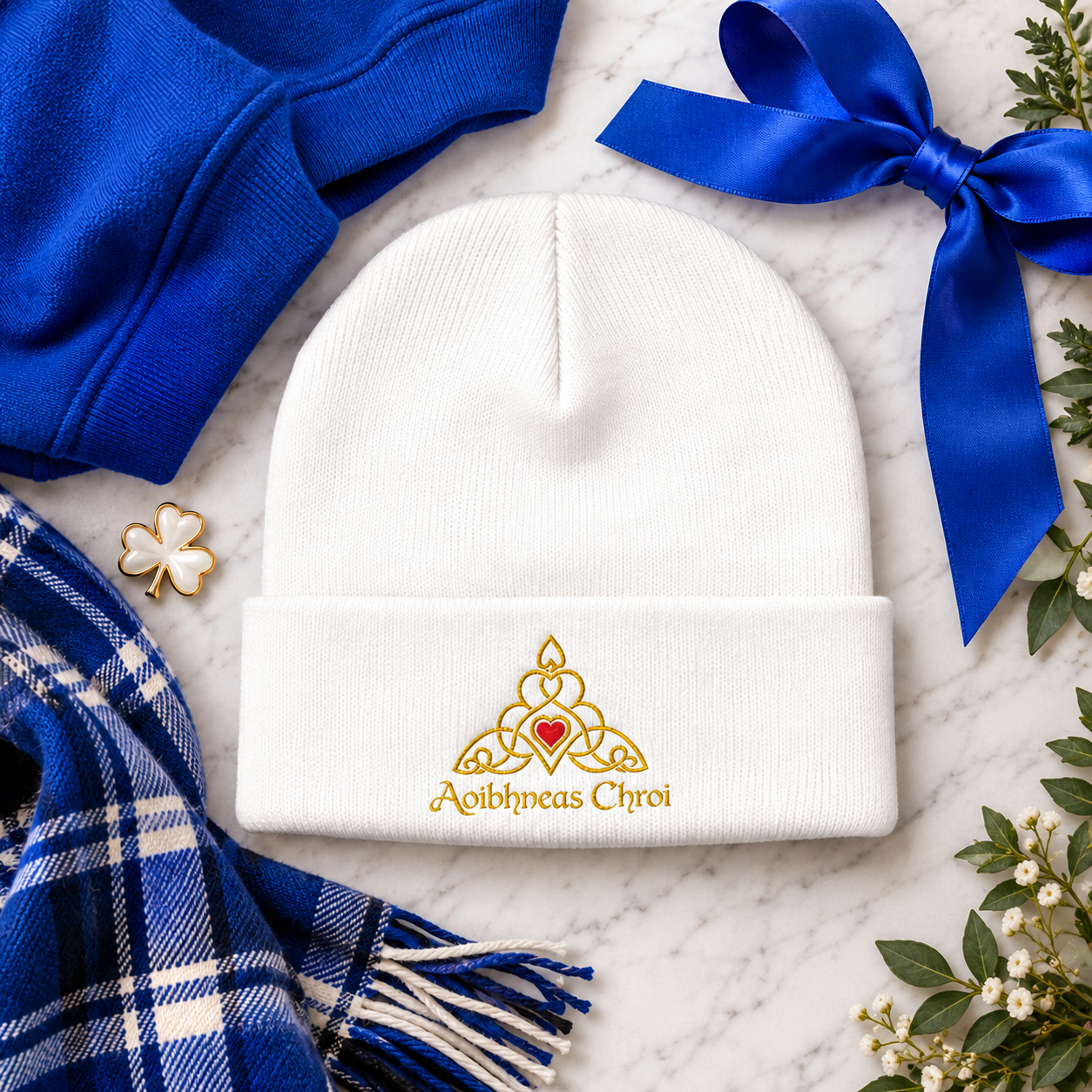 AC Irish Dance Embroidered Knit Beanie
