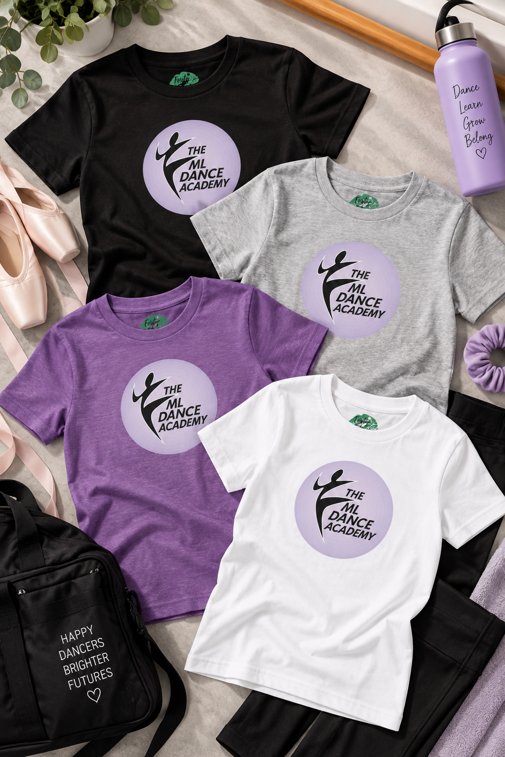 ML Dance Academy ballet youth t-shirt