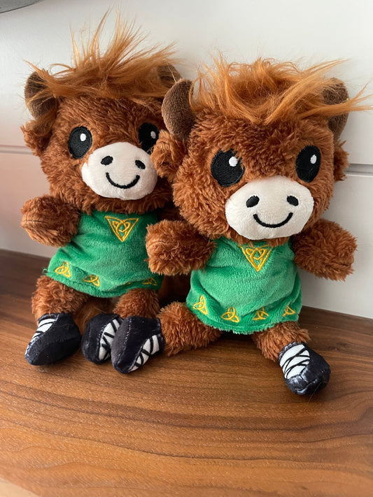 🐮💚 Irish Dance Highland Cow Plushie