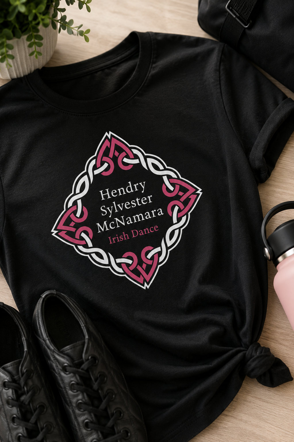 Custom Irish Dance School Apparel, Dance School Logo Shirt