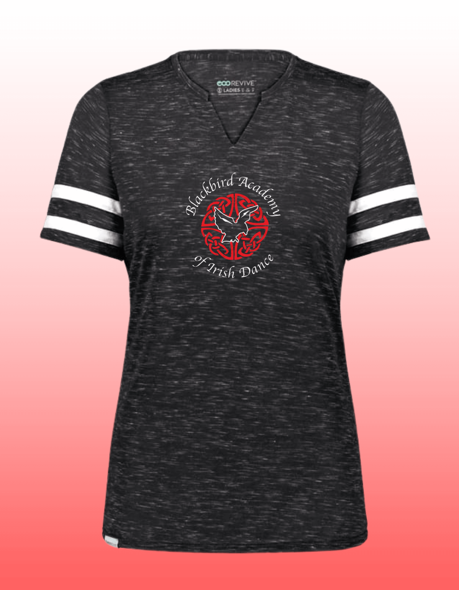 Blackbird Shirt, Vintage Shirt, Irish Dance School Shirt, Irish Dance Uniform, spirit wear for Irish dancers with school logo