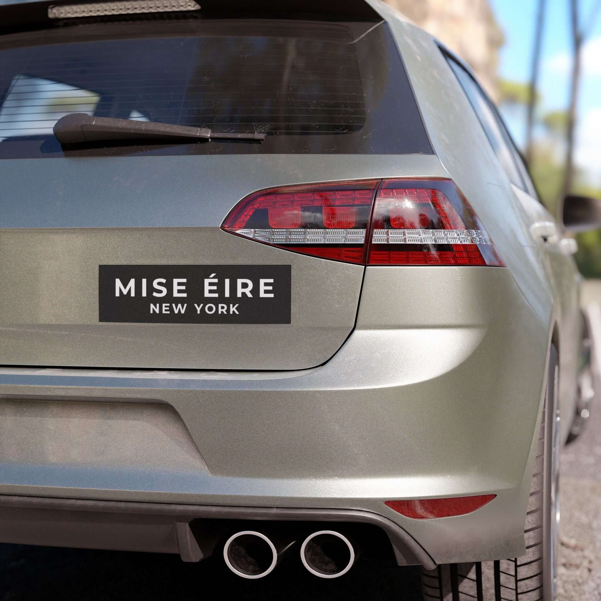 "MISE ÉIRE New York 10x3 Car Magnet