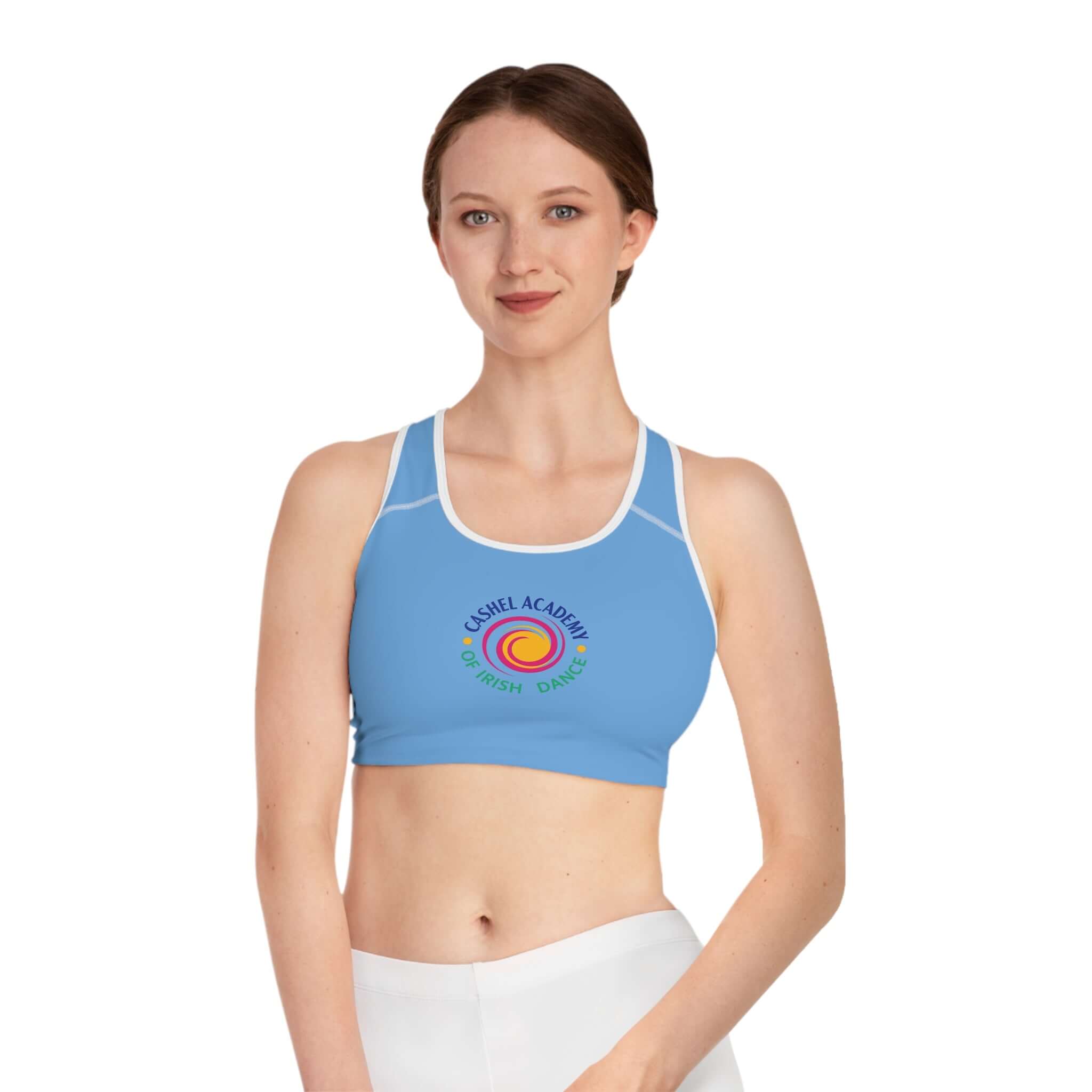 Cashel Academy of Irish Dance Sports Bra, Irish Dance Practice Gear, Irish Dance Spirit Wear, Irish Dance Bra Top, Irish Dance Apparel