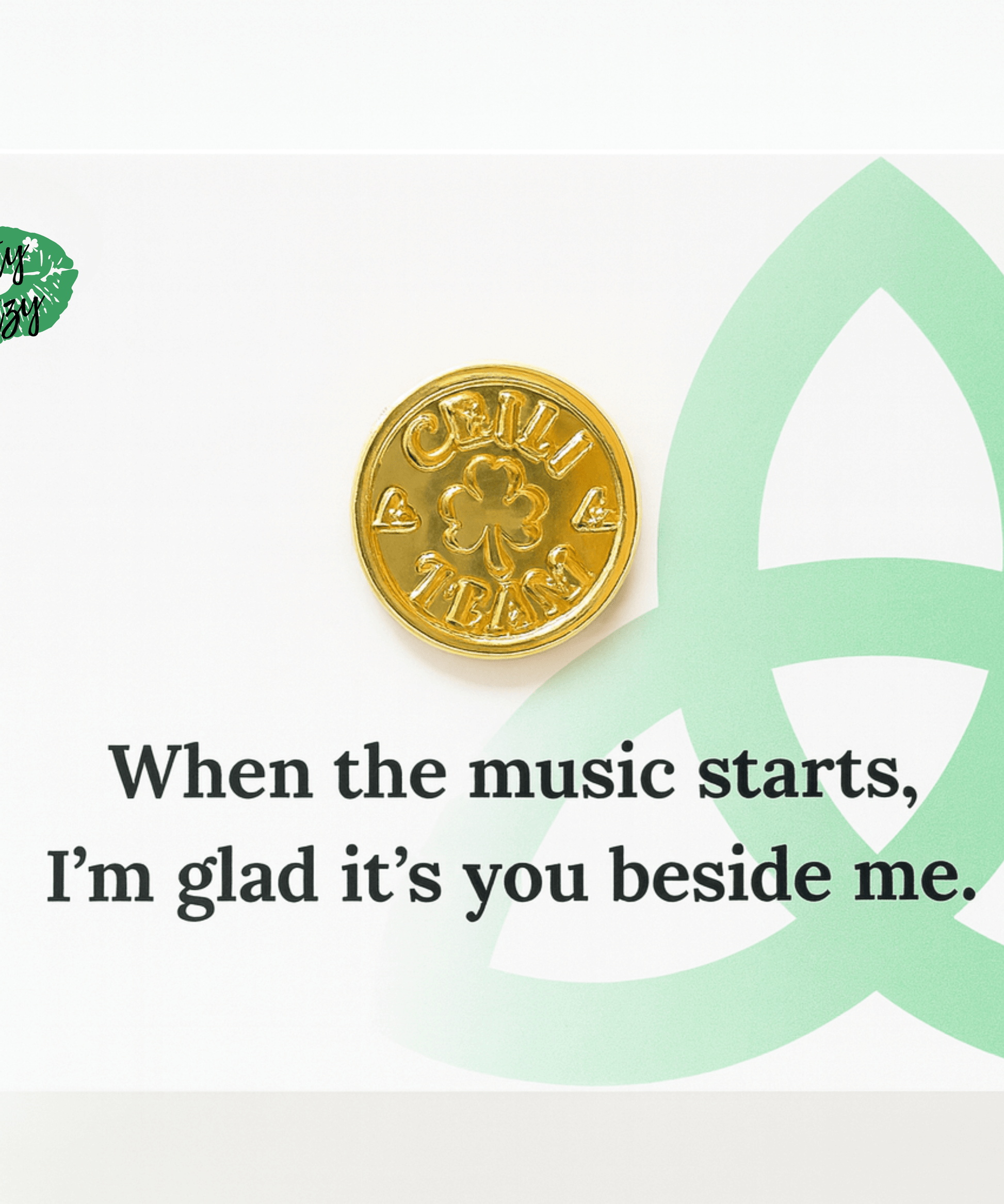 Ceili Gift, Ceili Pin, Ceili Team Gift, Present for Ceili Team, Gift for Ceili Partner, Irish Dance Team