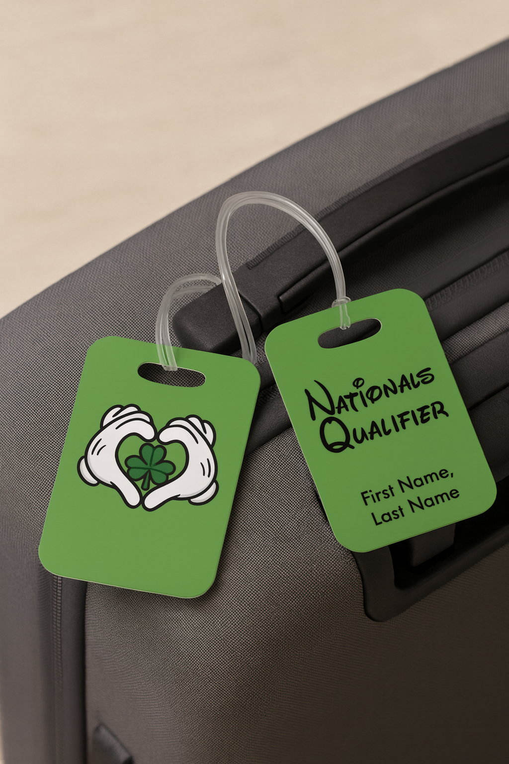 Nationals Qualifier - Irish Dance Personalized Luggage Tag