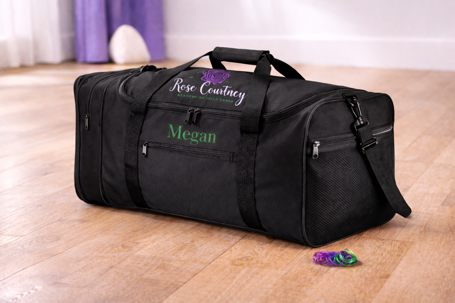 Irish Dance School Gear, Irish Dance Bag, Irish Dance Apparel, Rose Courtney Duffle