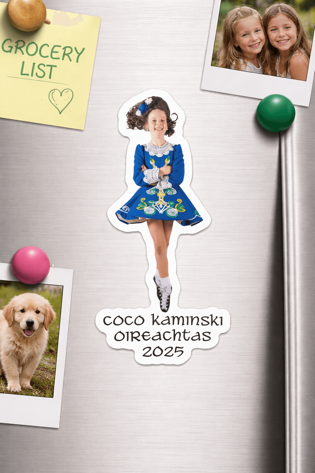 Irish Dance Magnet, What to get my Irish Dancer, Keepsake Magnet, Irish Dance Gift, Oireachtas, Irish Dance Worlds