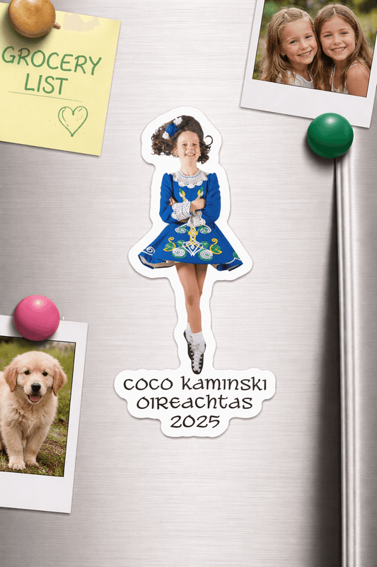 Irish Dance Magnet, What to get my Irish Dancer, Keepsake Magnet, Irish Dance Gift, Oireachtas, Irish Dance Worlds