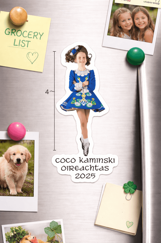 Irish Dance Magnet, What to get my Irish Dancer, Keepsake Magnet, Irish Dance Gift