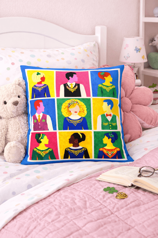 Irish Dance Pillow, Irish Dance Decor, Irish Dance Bedroom