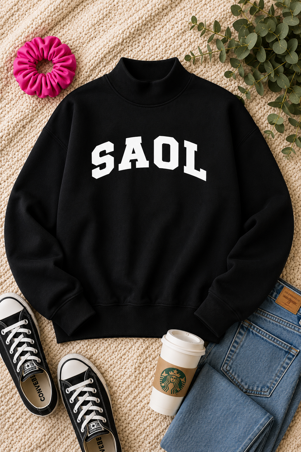 SAOL Mockneck Sweatshirt- **Preoder, ships by Oct 1**