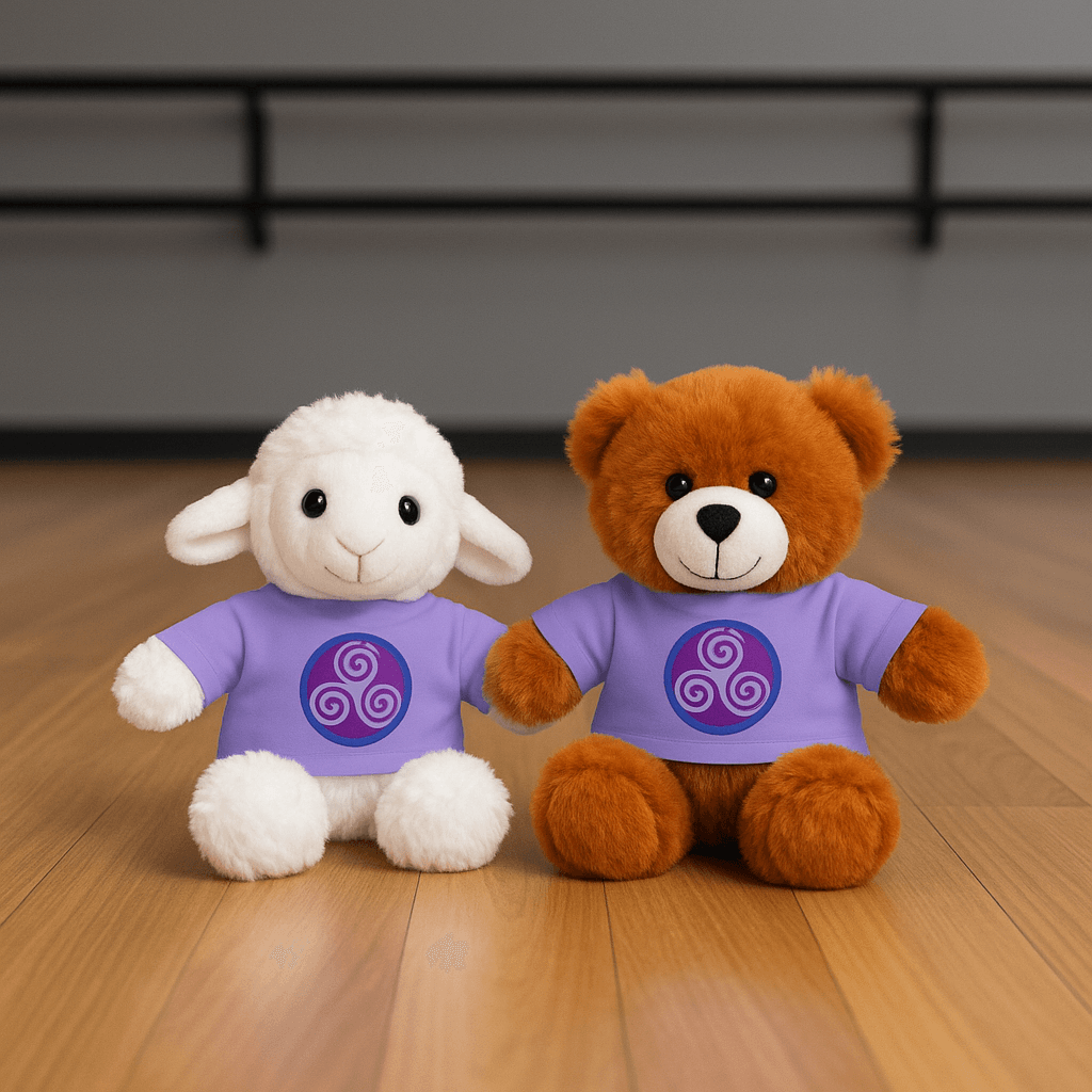 Irish Dance School Doll, Stuffed Animal With logo, Dance School Merch, Affordable Dance Gifts