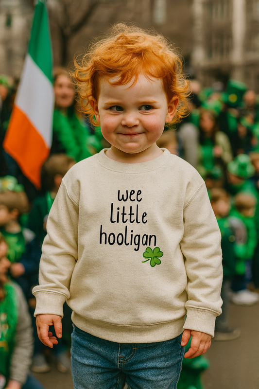 Wee Little Hooligan, Toddler Gift, baby shower gift, Irish Dance child