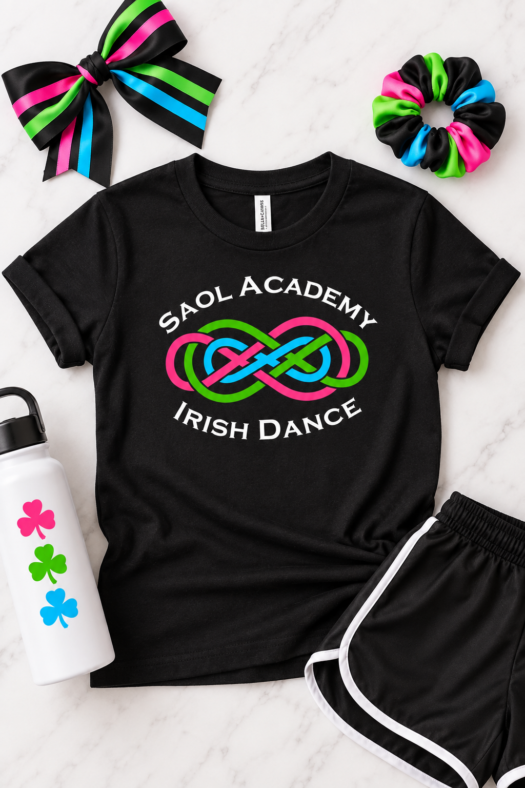 Saol Academy youth tee, Irish dance school apparel