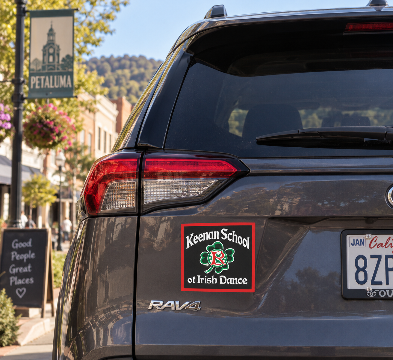 Keenan School of Irish Dance car magnet