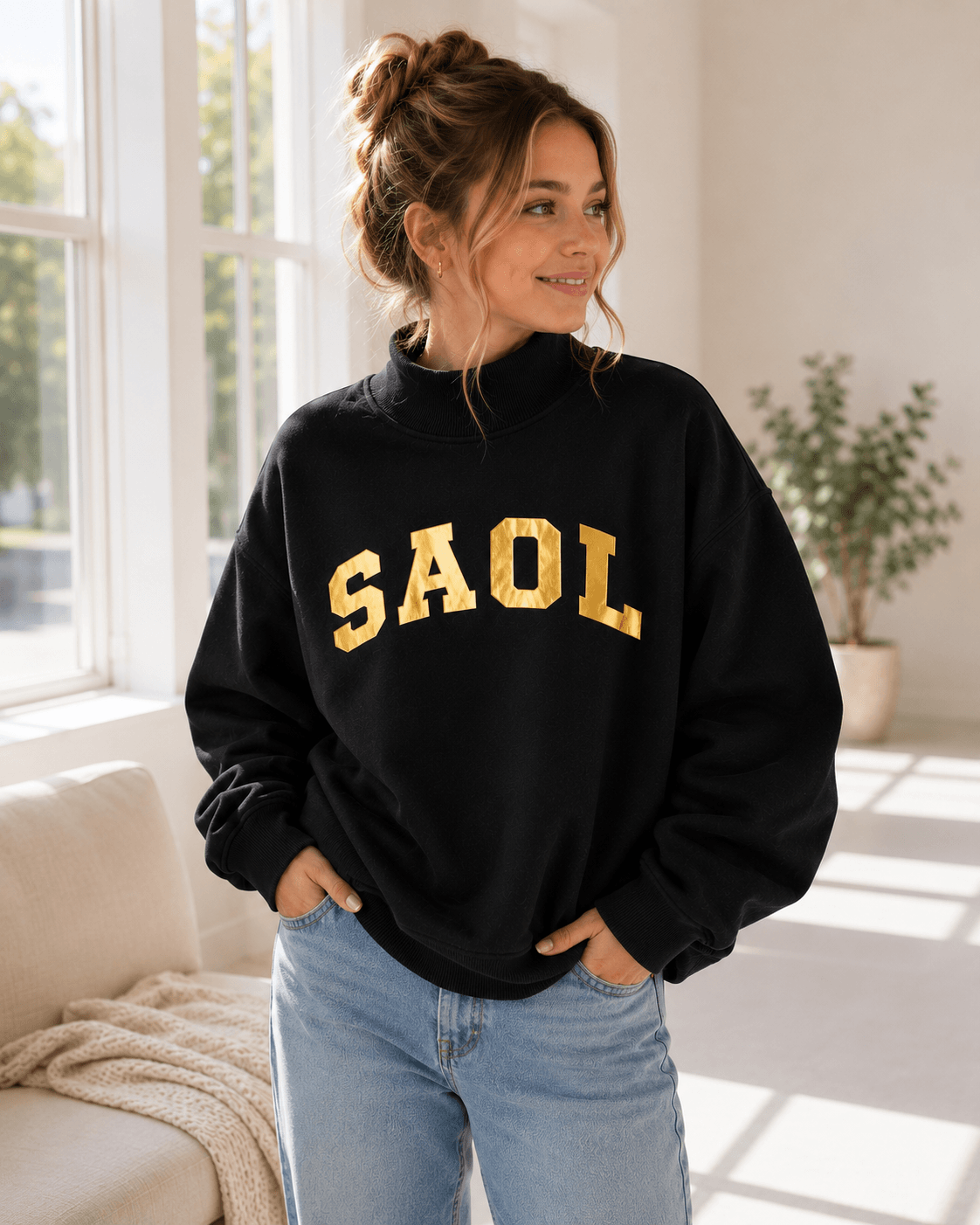 SAOL Mockneck Sweatshirt- **Pre-order, ships by Oct 1**
