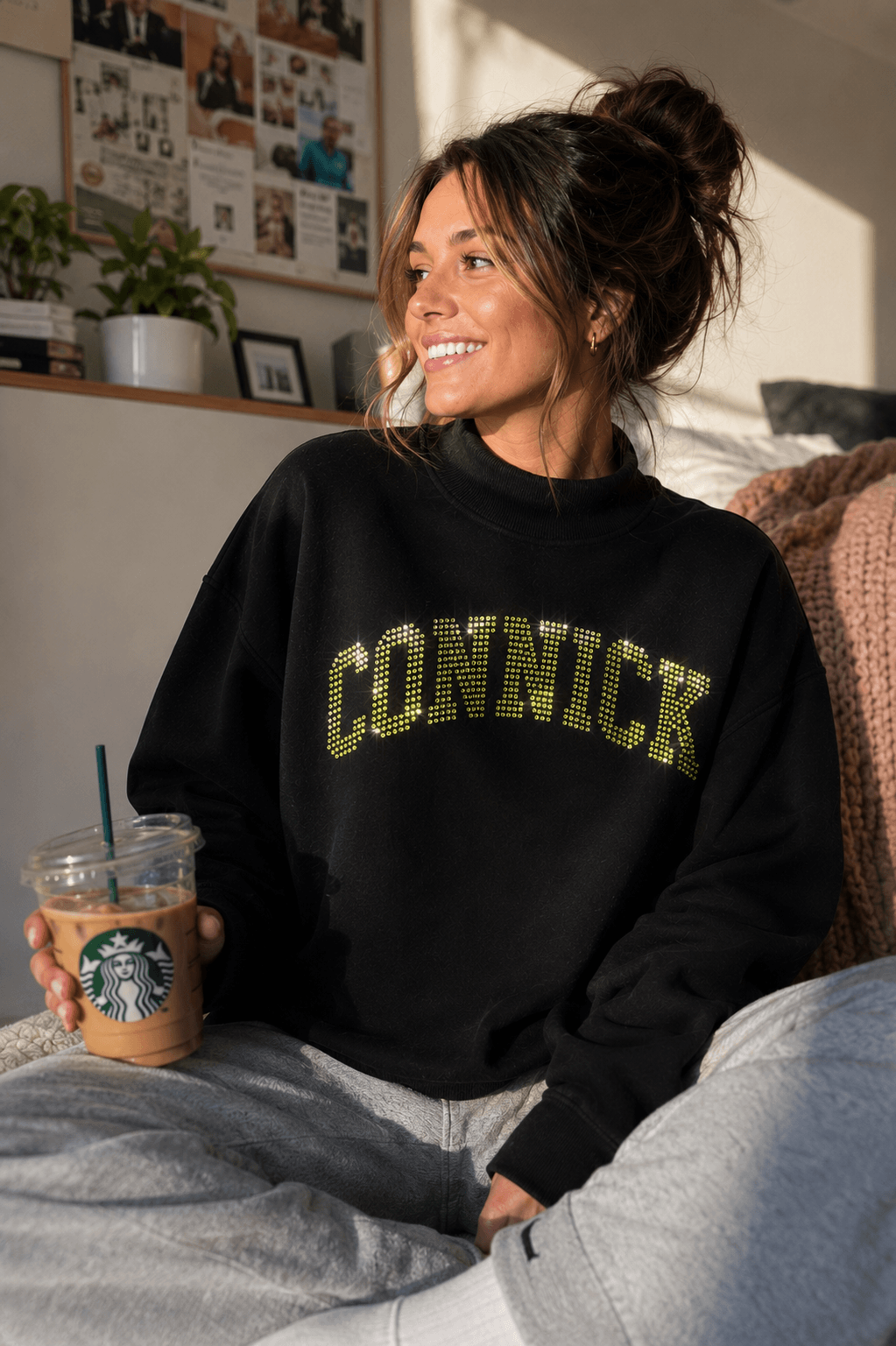 Connick Mockneck Sweatshirt- **Pre-order, ships by Oct 1** (Copy)
