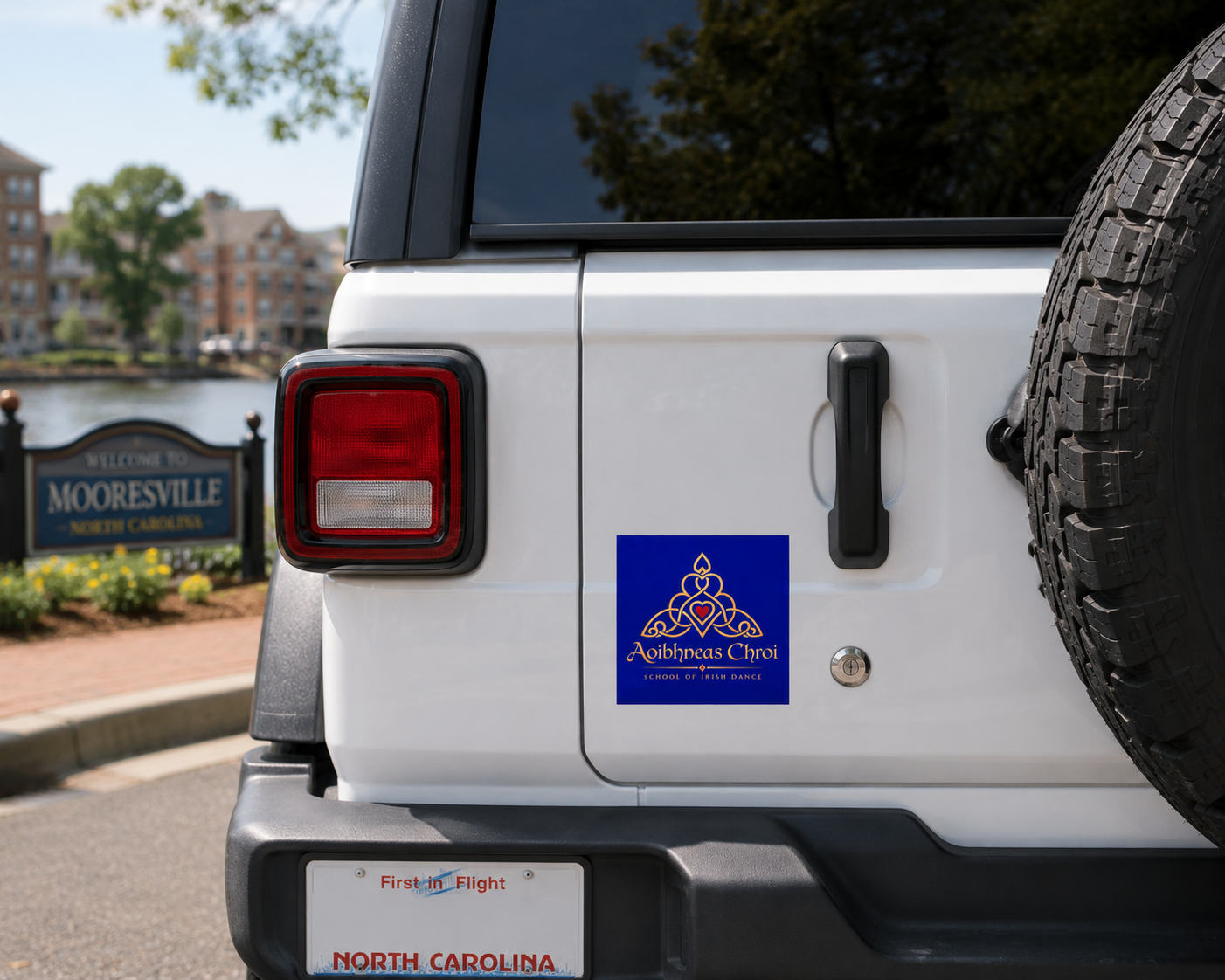 AC Car Magnet 💙🚙✨-  5 x 5"