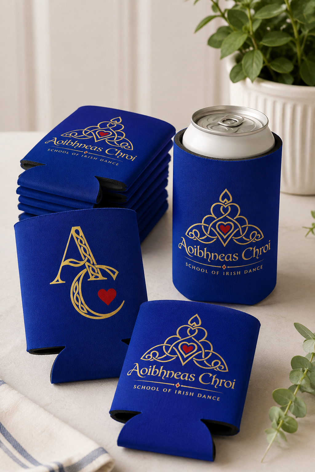 AC Irish Dance Logo Koozie