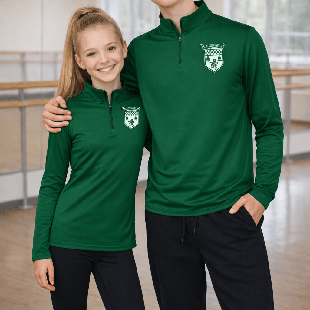 KPA Kelly Green Augusta 1/4 zip