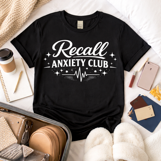 Recall Anxiety Club T-Shirt - Garment Dyed Feis Day Favorite