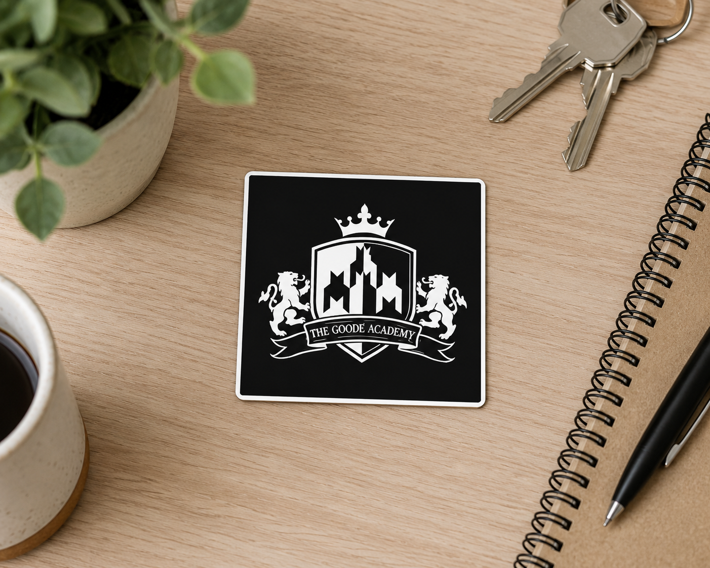 The Goode Academy Crest Magnet — School Crest Refrigerator Magnet