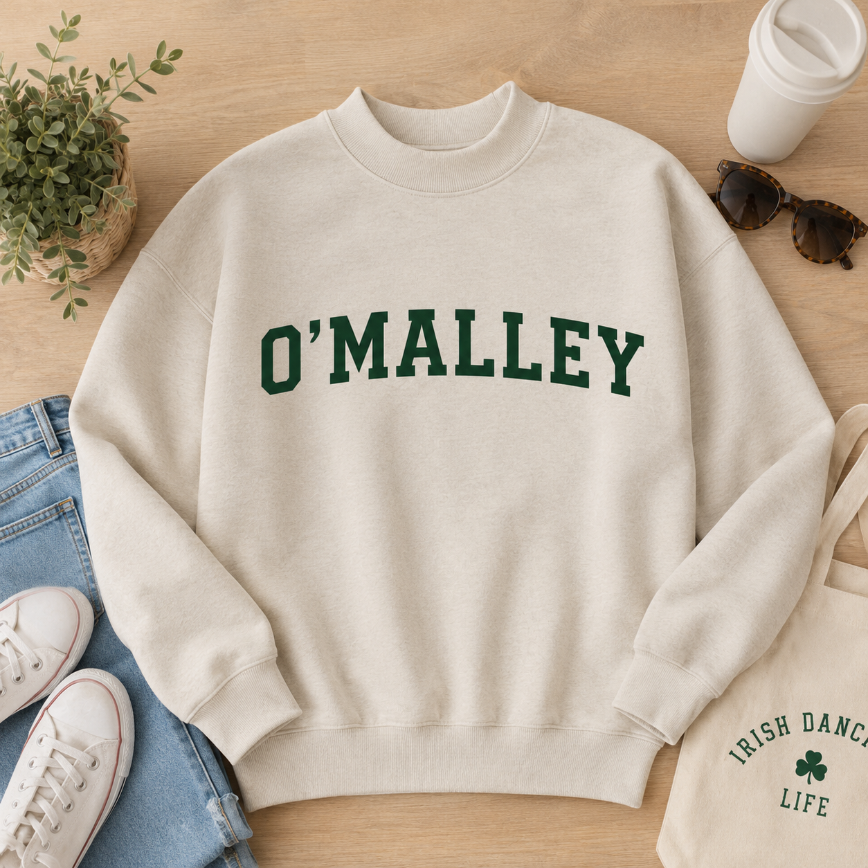 O'Malley Mockneck Sweatshirt- **Preoder, ships by Oct 1**